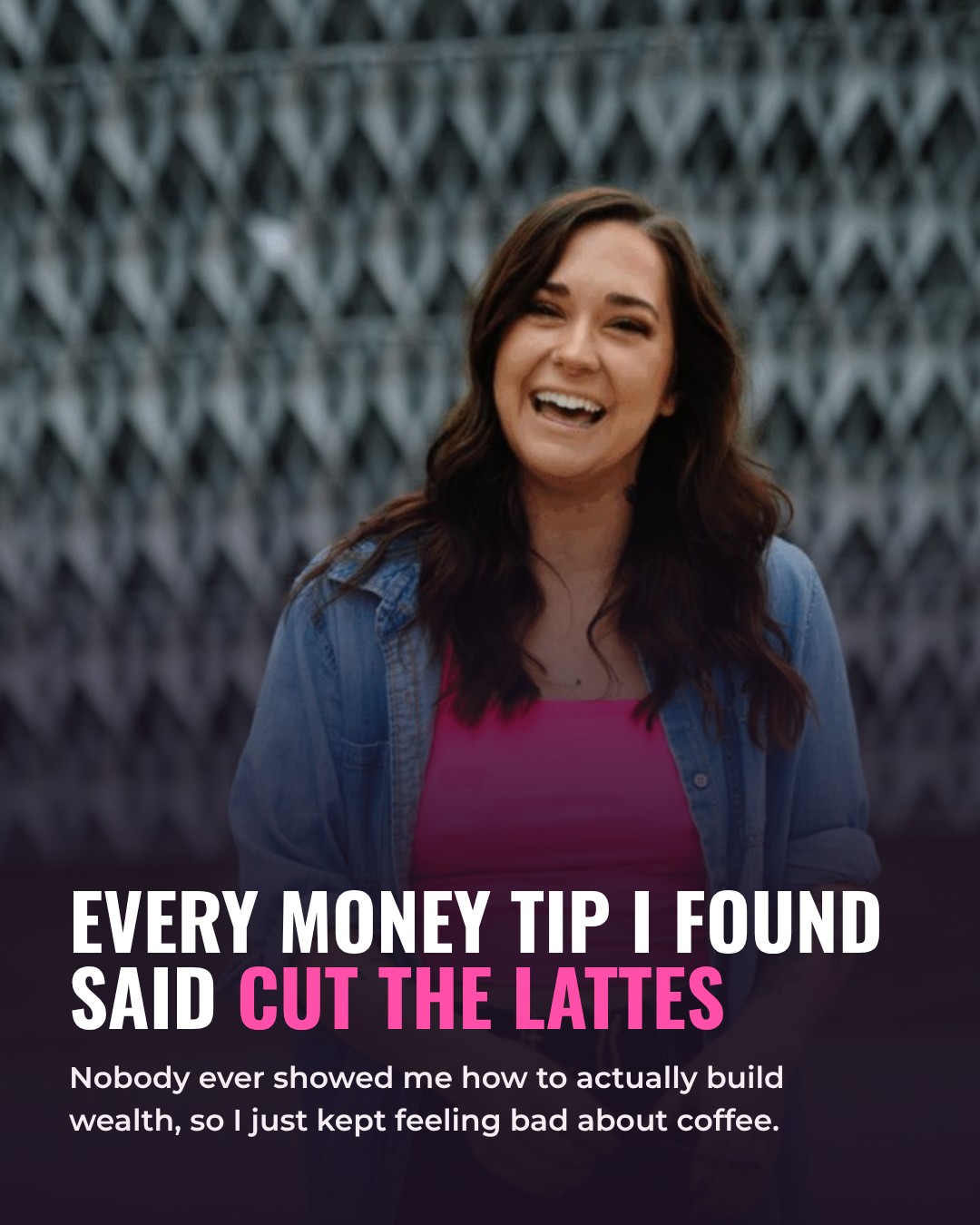Every money tip I found said cut the lattes