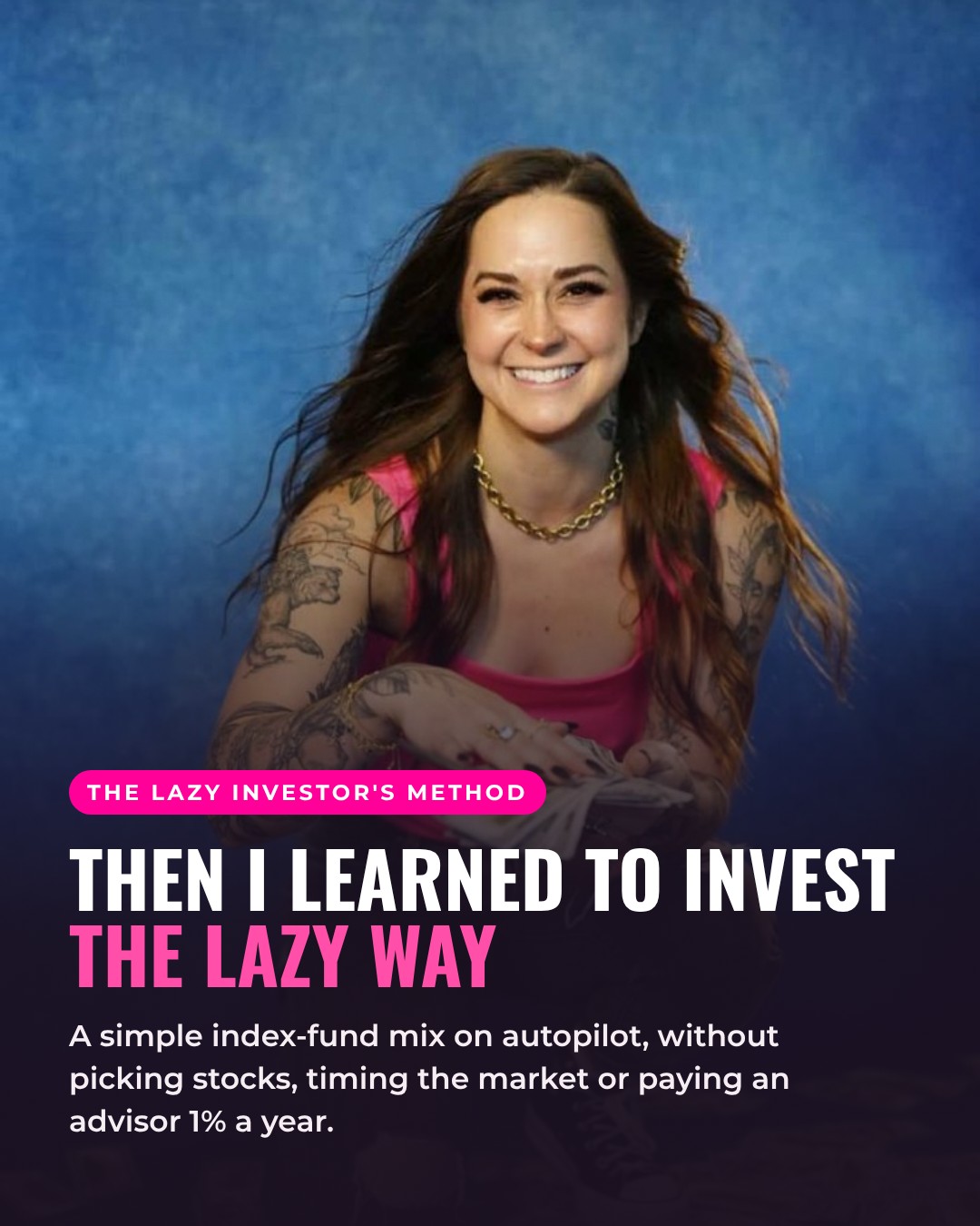 Then I learned to invest the lazy way, with the Lazy Investor's Method